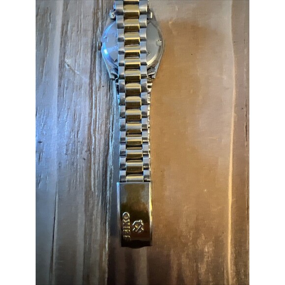 VTG Seiko SQ Watch Women 25mm White Dial Two Tone Daydate 3E23-0A69 Defect - Picture 7 of 11